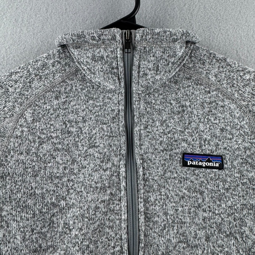 Patagonia Better Sweater Womens Small Gray Fleece Pullover 1/4 Zip - Picture 4 of 16
